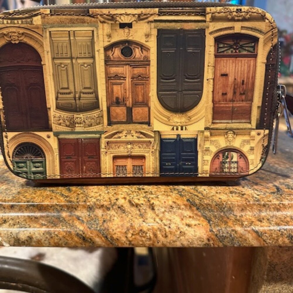 Patricia Nash Excellent Condition Leather Doorways to Italy Crossbody Alessa - Picture 2 of 7